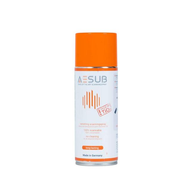AESUB Orange – Long-Lasting Anti-Reflective Spray for 3D Scanning