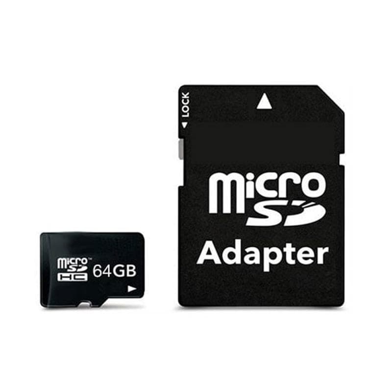 Memory Card 64 GB micro-SD + SD Adapter