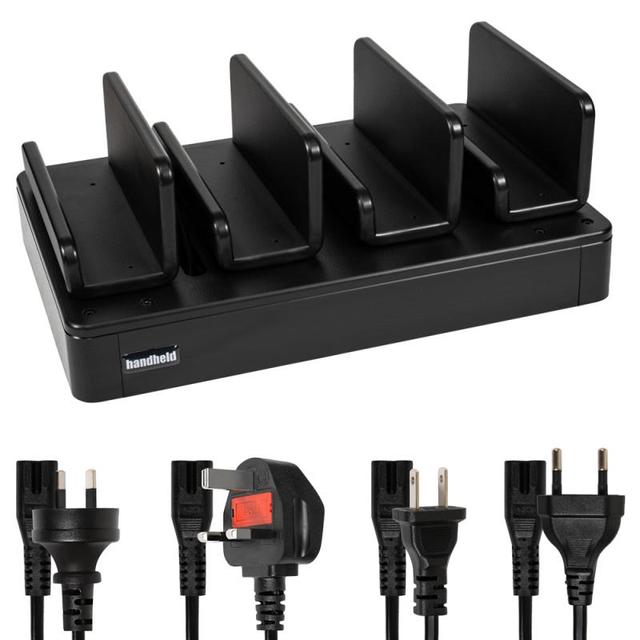 Handheld Four-Slot Charging Station — charges 4 devices
