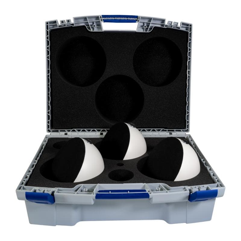Set of 3 Deutsche Bahn Reference Spheres Flexi 200mm in a Case