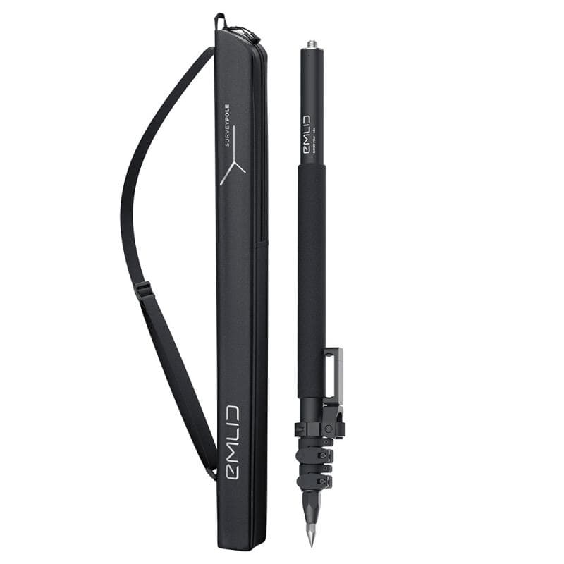 Emlid survey pole for EMLID Reach receivers, with foldable control device holder