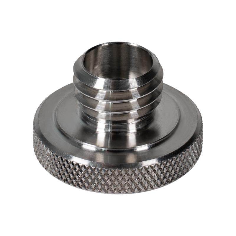 Adapter from M8 female thread to 5/8" male thread