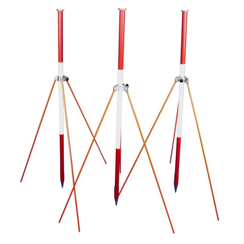 Set of 3 Ranging Poles with Strut Support